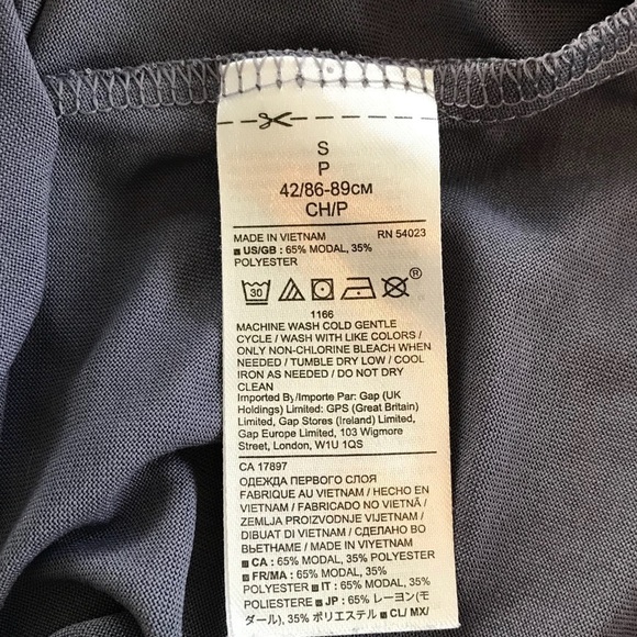 Banana Republic LS front tie sand wash top sz S - Picture 6 of 7